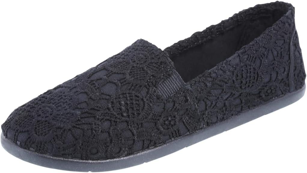Airwalk Women's Cream Floral Crochet Women's Dream Slip-On