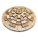 Dantazz Mathematische Denksportaufgaben Puzzle 50 Digitaler Plattenspieler Spielzeug Hölzernes Puzzle-Spielzeug für Erwachsene 3D Brain Teasers Holzpuzzle Spielzeug (Beige)