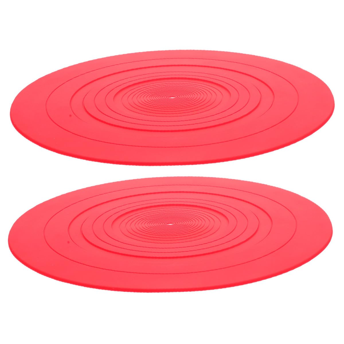 GALPADA Tappetino Antistatico Resistente e Sostitutivo in Silicone per Vinile, Protezione Disco, 2 per Dj