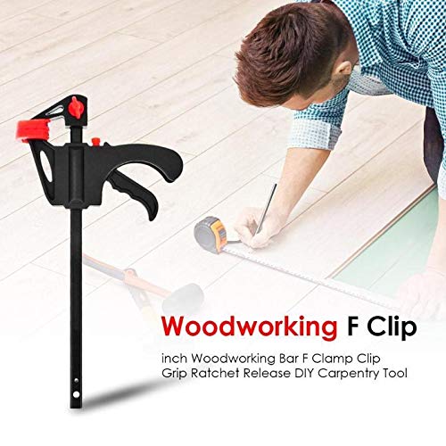 DIY Hout Tool Klem 10/8/6/5/4/3/2Pc Geel 4 Inch F Klem Houtbewerking Werk Staaf Klem Kit Houtbewerking Reverse Klem DIY Hand Tool Houtbewerking Klem