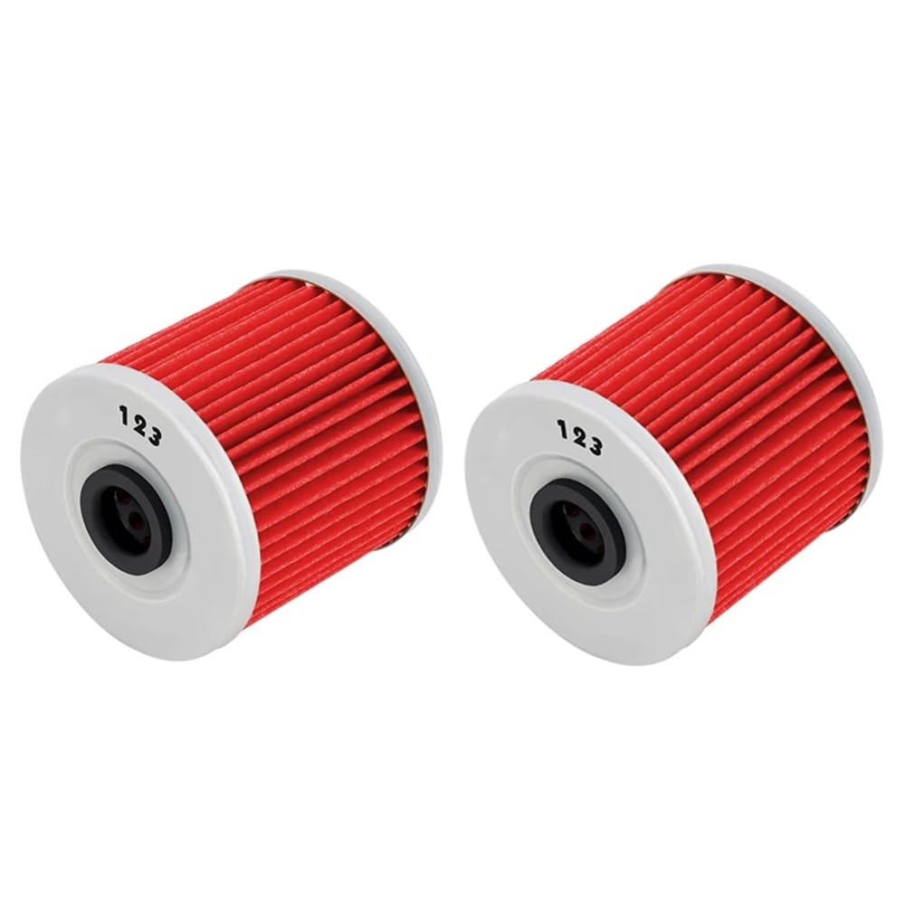 Accesorios Filtros de aceite for motocicleta compatibles con KLR650, KL650, KLX650, KL650S, BJ250, KLT200, KLF220, KLF250, KEF300, KLF300 y Z200.(6pcs)
