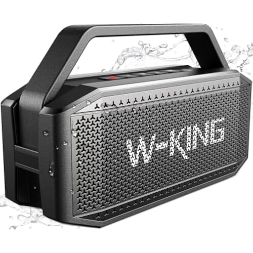 W-KING Bluetooth Speaker, 100W Peak Outdoor Portable Loud Speakers Wireless