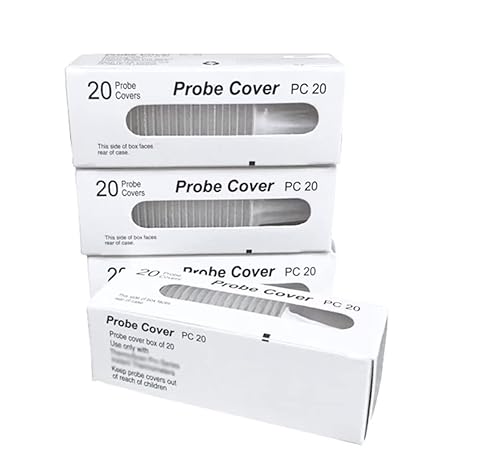 Miniatura 6 de Happy-house 100 tapas de sonda de termómetro de oído, tapas de repuesto, filtros de lente para todos los modelos de termómetro de oído Braun,