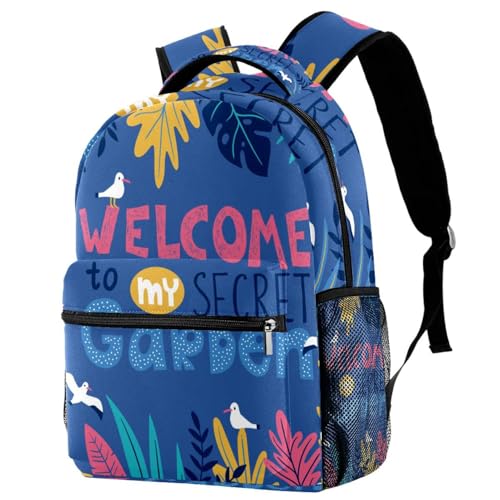 Sac à dos d'école multicolore pour adolescents et voyage décontracté 40cm