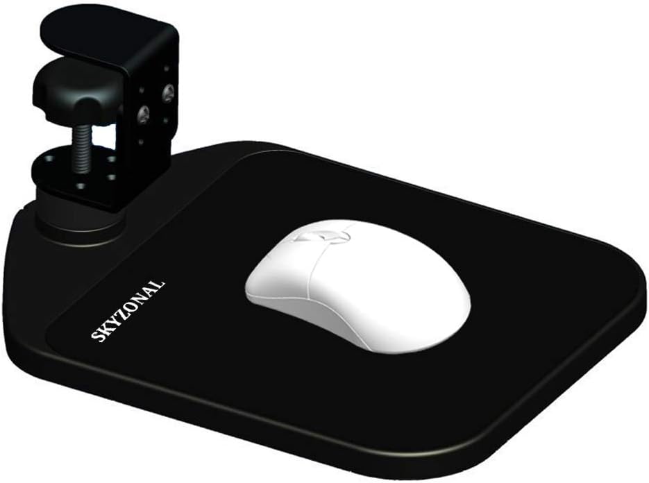 SKYZONAL Ergonomic Mouse Platform Under Desk Ergonomic Wrister Mouse Pad (Black) Amazon.ca