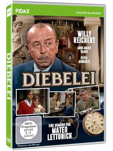 Diebelei DVD (1969) – Deutsche Theaterklassiker Komödie mit Willy Reichert – TV-Aufzeichnung ZDF Marquardt Stuttgart – Restauri - Mehr Infos/Bestellen