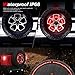 Vosuid Spare Tire Brake Warning Signal - 3rd Tail Light LED Ring for Jeep Wrangler 2007-2021 JK JLU JKU