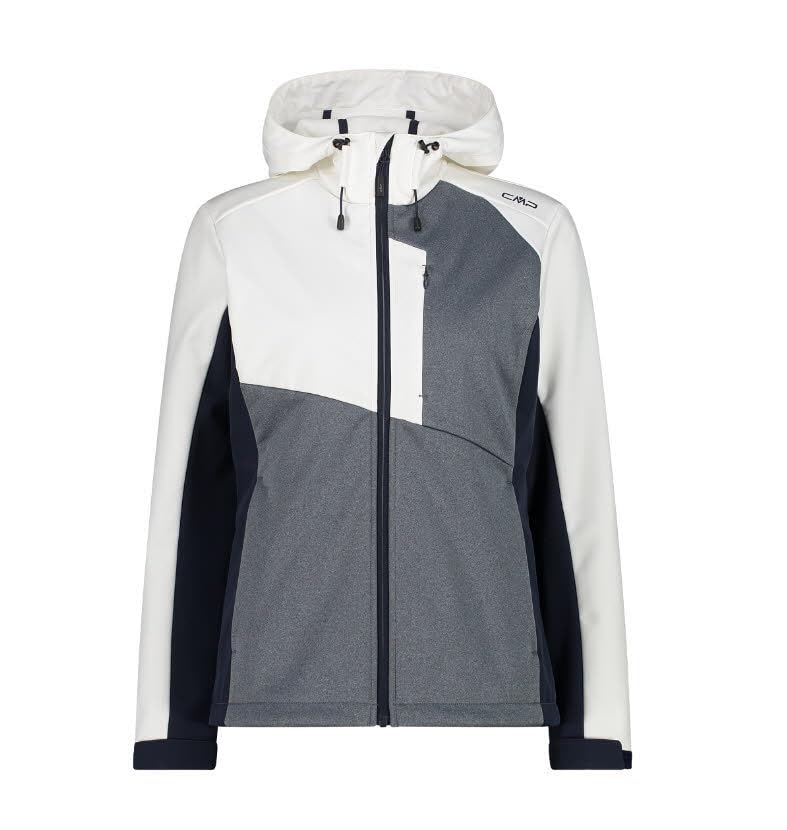 CMP Kurtka Kobiety Giacca Da Donna Con Cappuccio Fisso In Softshell Melange