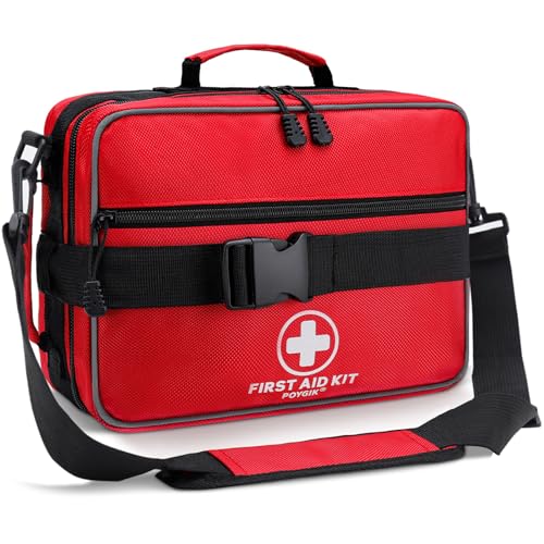 Premium 420 Piece Large First Aid Kit for Home, Car, Travel, Camping, Truck, Hiking, Sports, Office, Vehicle & Outdoor Emergencies – Emergency Medical Kits, Businesses & Home Medical Supplies