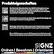 SIGNZ Heftstreifen Kunststoff (PP), 75 Stück, 25 x 3 Farben, recycelbarer Kunststoff (PP), CO2-neutral hergestellt, made in Germany (75 Stück, schwarz, schwarz, schwarz)