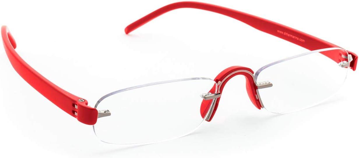 Dr Harmanns-ReadSafe Reading Glasses | Smart Rimless With BlueBlock Lens and AR coating | Power +1.5