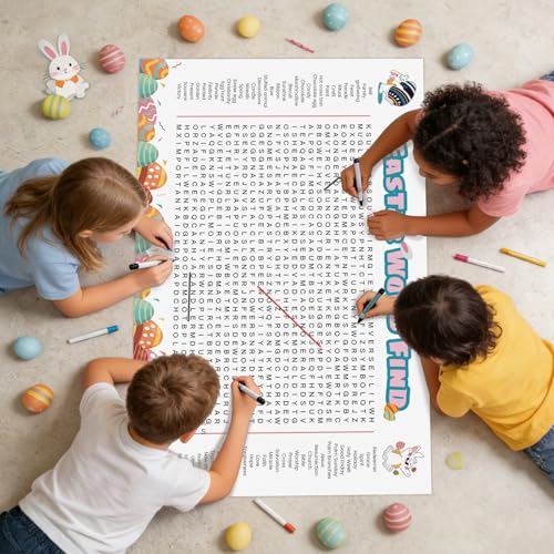 Giant Easter Word Search Poster Under $5 with Code JB3T3CAI