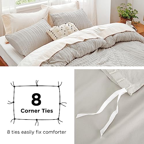 Bedsure US000158EQU Striped Tufted Duvet Cover Queen thumb #5