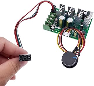 Digital display PWM speed controller 30A DC motor 0~100% adjustable drive module Input 12V 24V