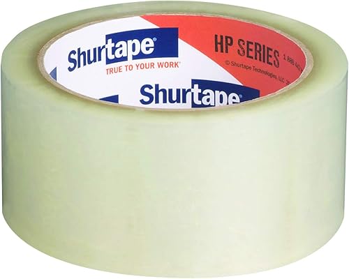 Miniatura 2 de Shurtape HP500 - Rollo de cinta de embalaje termofusible de grado resistente, 1.88 pulgadas por 54.6 yardas, paquete de 6, transparente