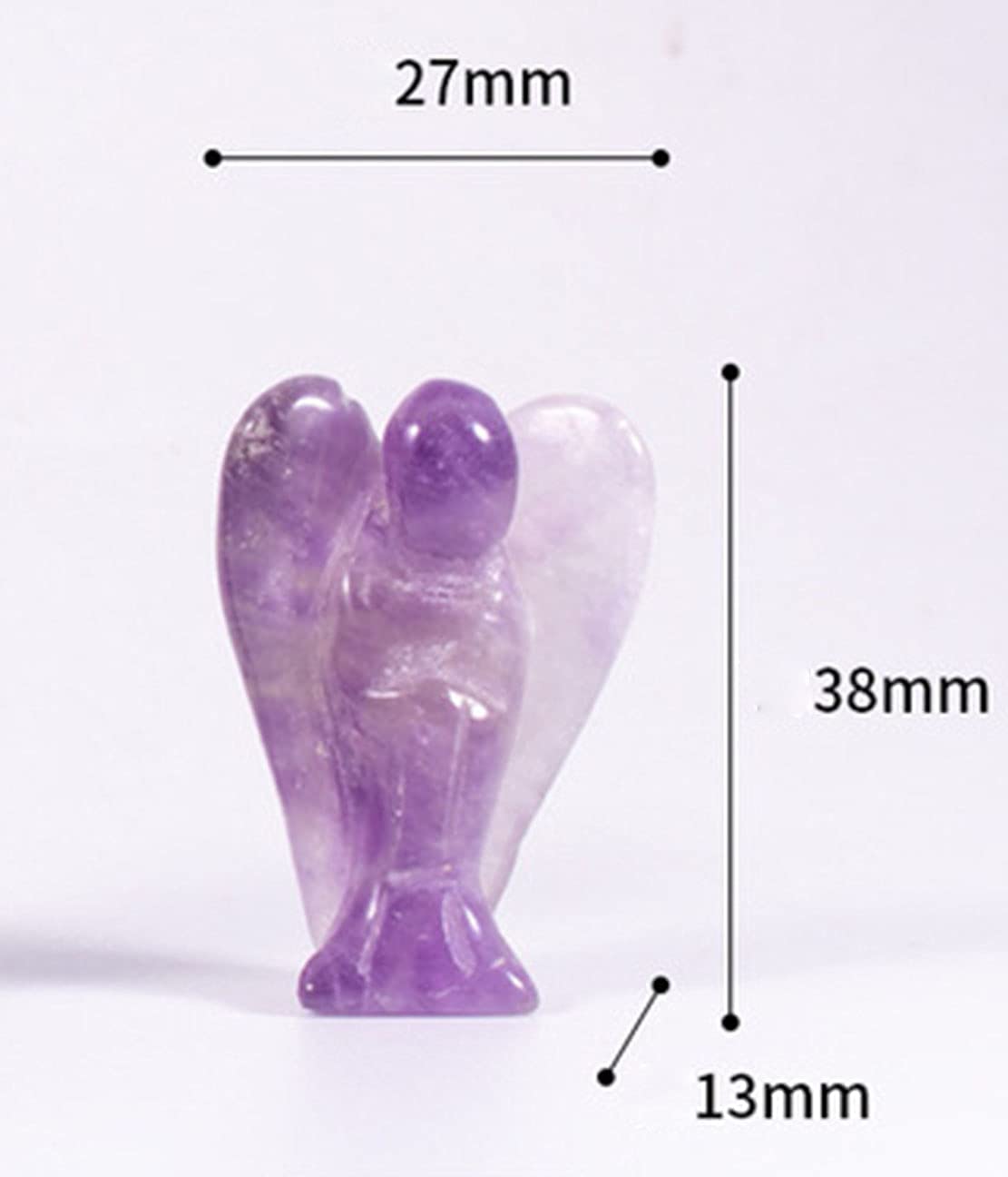 Amazon.co.jp: Anawakia 天使の宝石装飾水晶アメジストムーンストーン