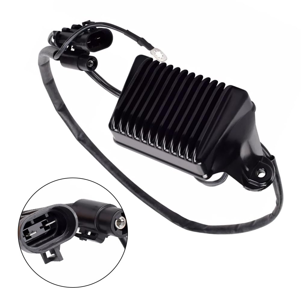 Riloer Motorrad-Spannungsreglergleichrichter ersetzen, Spannungsregler aus Aluminiumlegierung, kompatibel mit Harley Davidson FLHR Road King 2004-2005, 74505-04