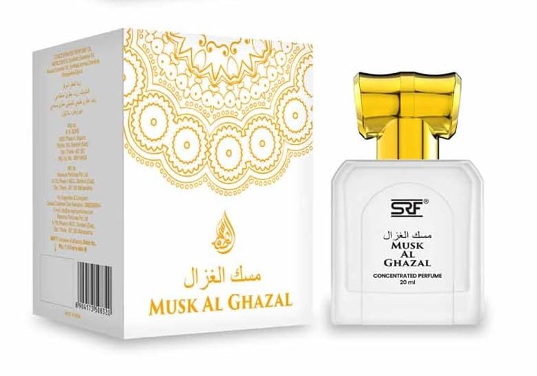 Image of Musk Al Ghazal Attar 20ml - Long Lasting Concentrated Perfume Oil | Premium White Musk Arabic Ittar | Alcohol Free Soft Musky Fragrance for Men & Women