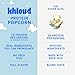Khloud Protein Popcorn - Olive Oil & Sea Salt - 7g Protein Snacks for Adults & Kids - Flavored Popcorn Made with Real Ingredients & Milk Protein Isolate - Non-GMO, Gluten-Free, Kosher - 4oz, 4pk