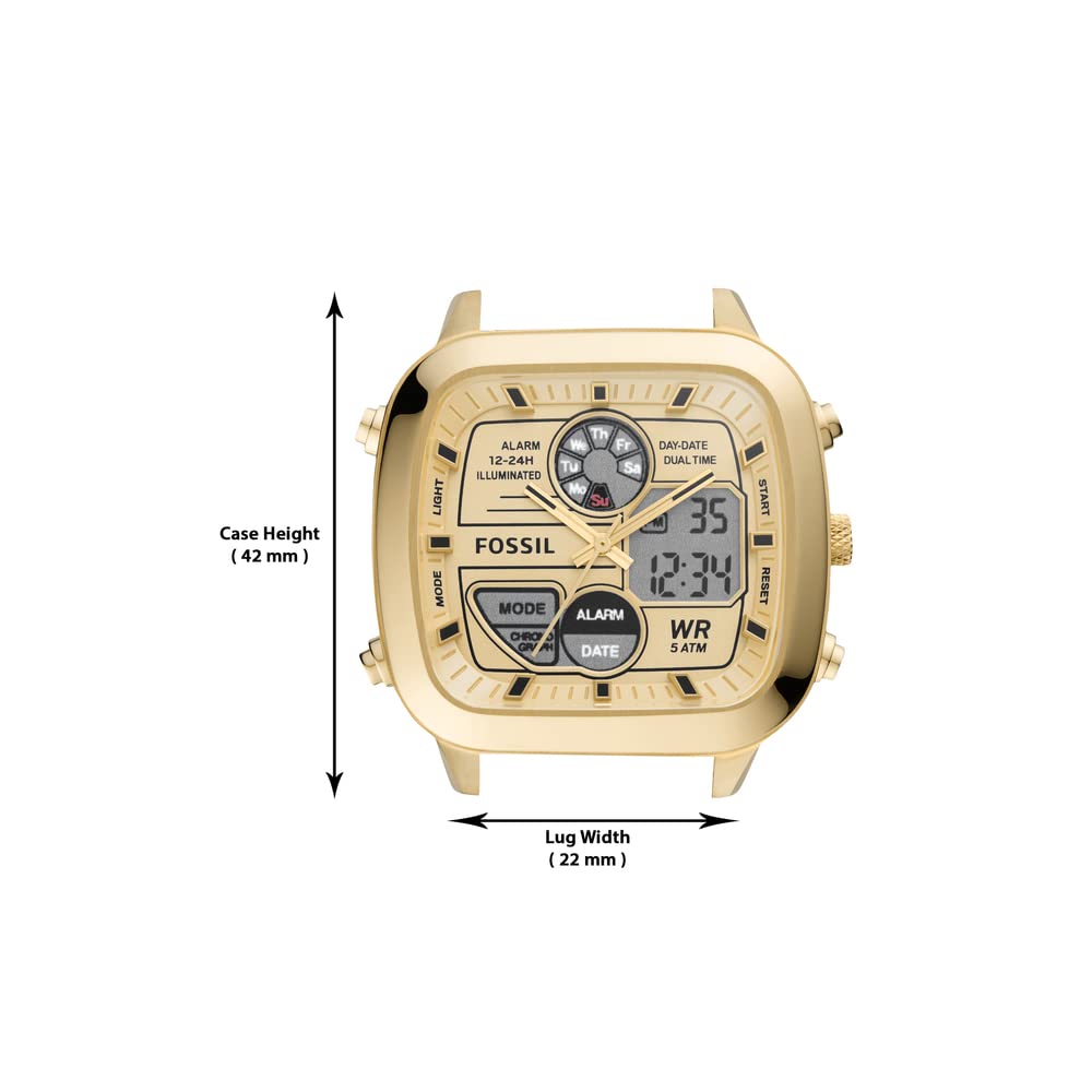 Fossil FS5889 watch case dimensions