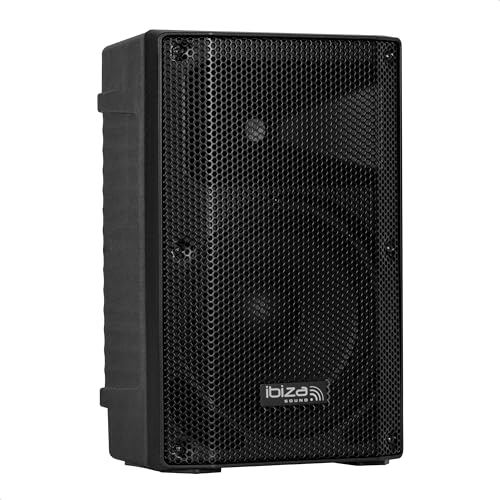 Ibiza - XTK10-MKII - Passiver 10'/25cm SONO-Lautsprecher - 25mm Kompressionshochtöner - Bassreflexsystem - Griff und Räder Schwarz - Parties, Events, Clubs, Konferenzen