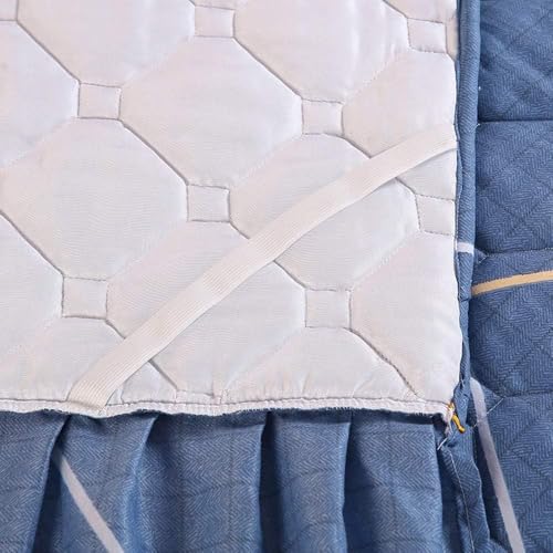 Taie d'oreiller et drap de lit à élastique pour éliminer les plis du lit - 5