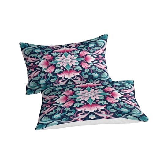Housse de couette 220x240 cm motif 3D avec taies microfibre - 5