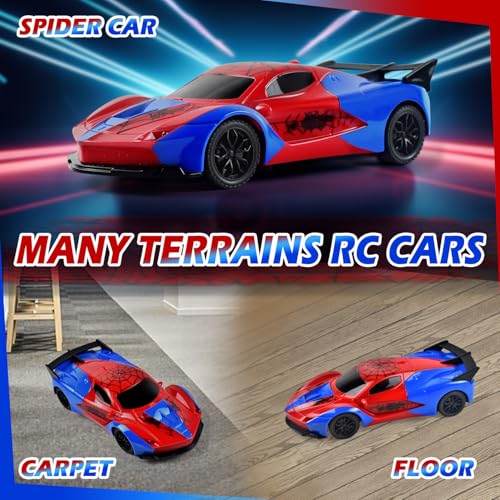 Tuko Remote Control Car Toys, RC Toys for 3+ Years Old Boy and Girl Gift (Spider)