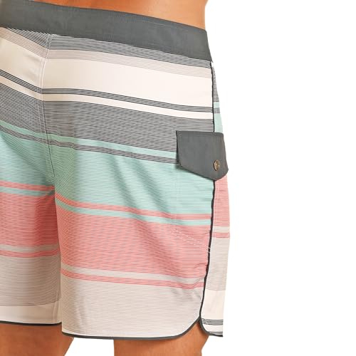 Rock & Roll Denim Men's Stripe Swim Board Short4