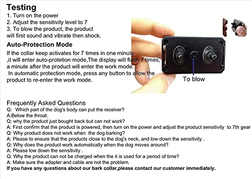 Features of Rechargeable Dog Training Collar Receiver