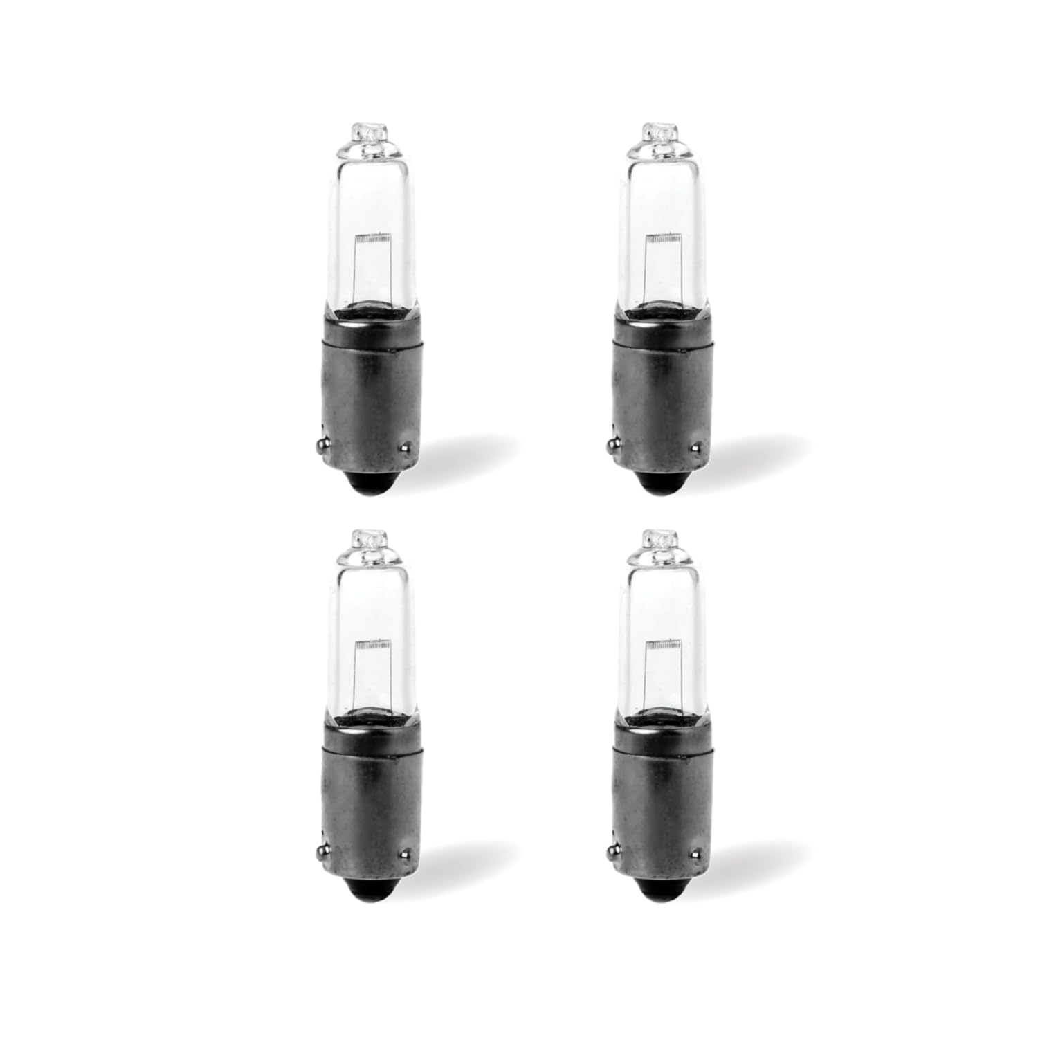 Lanuovx 4X 435 H21W BAY9s Car Bulbs 12V 21W Halogen Clear 120 Degree Offset Pins for Reversing Light and Rear Fog Lamp