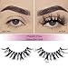 APCYUST Lashes Bulk 30 Pair Wholesale Faux Mink Eyelashes 5D Fluffy Eyelash 15mm 18mm 20mm Natural Medium Length Fake Lash with Portable Pack