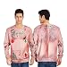 Ctreela Men/Women Funny Hairy Chest Ugly Christmas Sweater Unisex Pullover Sweatshirts for Xmas Party Vacation Costume Multicolor