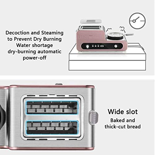 LXDDP Automatische Brotmaschine Home 2 Scheiben Frühstück Toast Boden Fahrer Life Appliances – Bild 3