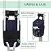 Crutch Pouch Bag Crutches Accessories Broken Foot Underarm Crutch Pads Cup Holder Bag for Crutches Pocket Carry Bag Tote for Women, Men