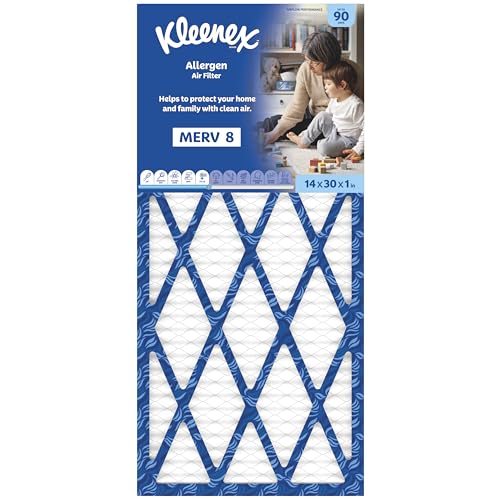 Kleenex Allergen Air Filter 14x30x1 Inches - 8 MERV RATING (4-Pack) - image 2