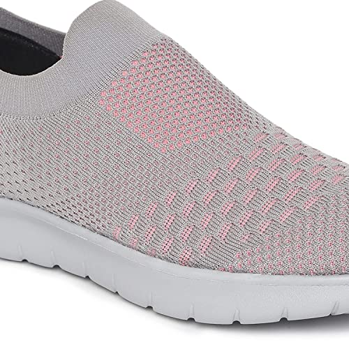 Image of Marc Loire Women's Lightweight Athleisure Knitted Active Wear Slip-On Casual Shoes