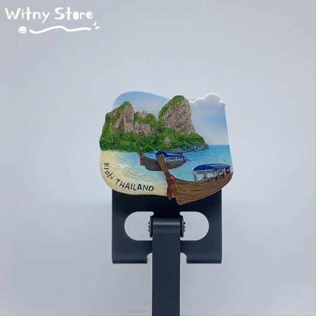 Imán decorativo de resina WitnyStore rectangular pequeño miniatura 5