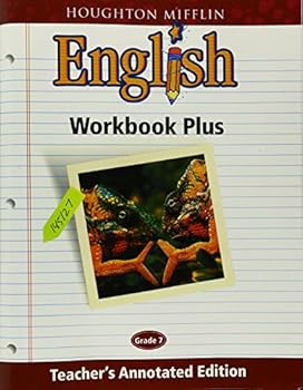 Paperback Houghton Mifflin English: Workbook Plus, Grade 7, Teacher's Annotated Edition Book