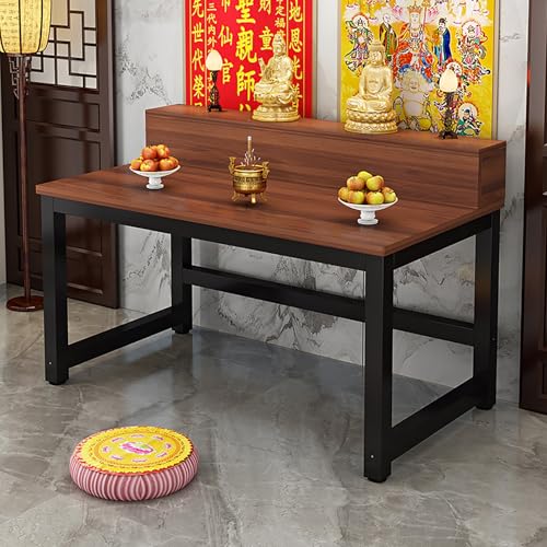 Wooden Meditation Altar Shelf - Sturdy and Durable for Fengshui Display and Prayer Table Use