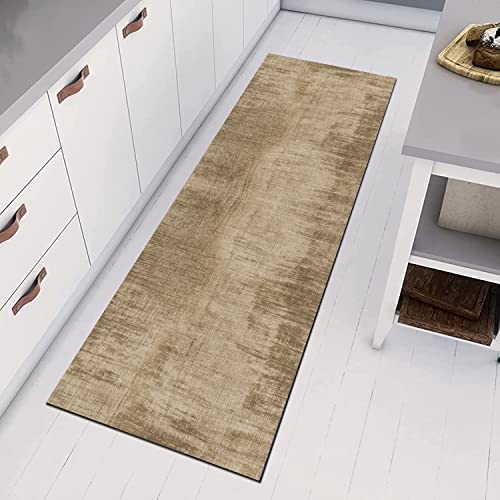 Alfombrilla de cocina 40x160cm lavable para suelo marron claro 3