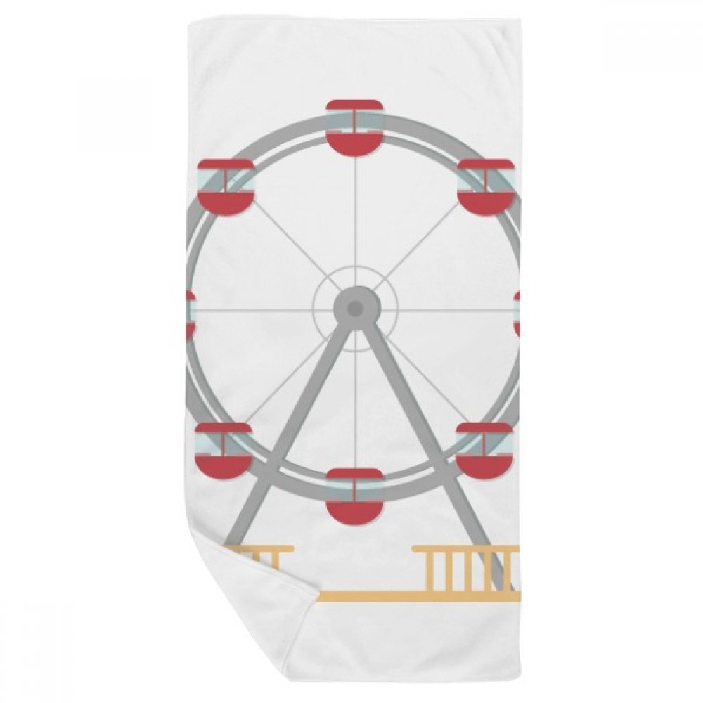Serviette de bain motif parc d'attractions pour le sport et les sorties