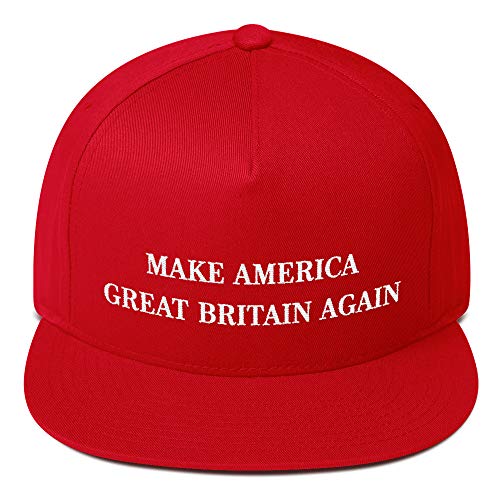 Hogue WS LLC Make America Great Britain Again Hat (Flat Bill) Red