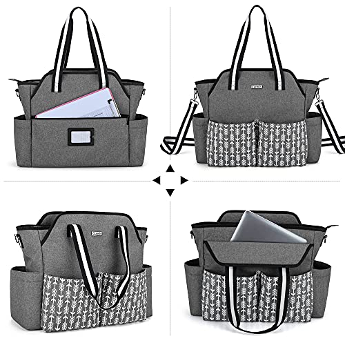 Bolsa de trabajo CURMIO para maestras con funda para laptop miniatura 6