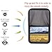 Ataqus RV Door Window Shade Cover, Camper Sunshade Privacy Screen Window Cover, 16 x 24.75 inches，Travel Trailer Motorhome Sun Shade Accessories,Black…