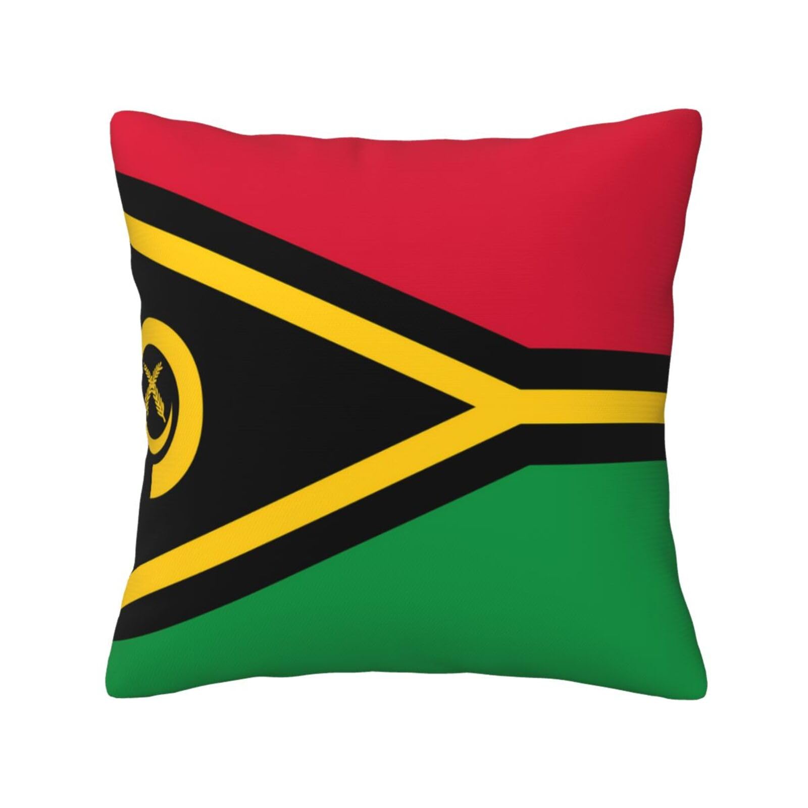 SXZVVBN Flag of VanuatuDecorative Square Sofa Cushion Covers