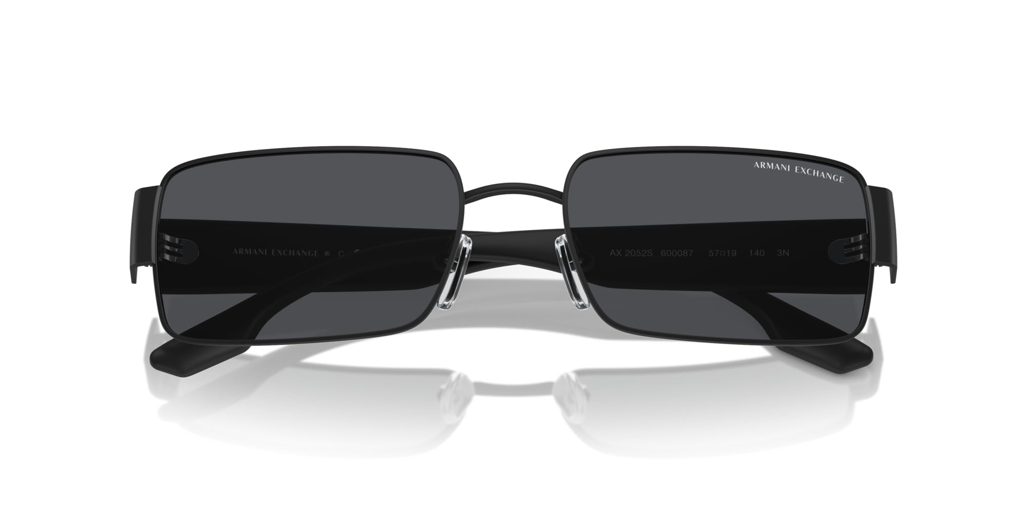 Armani Exchange Męskie okulary przeciwsłoneczne 0AX2052S, matowe/ciemnoszare