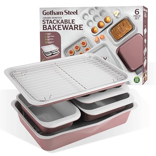Gotham Steel 6 Pc Baking Pans