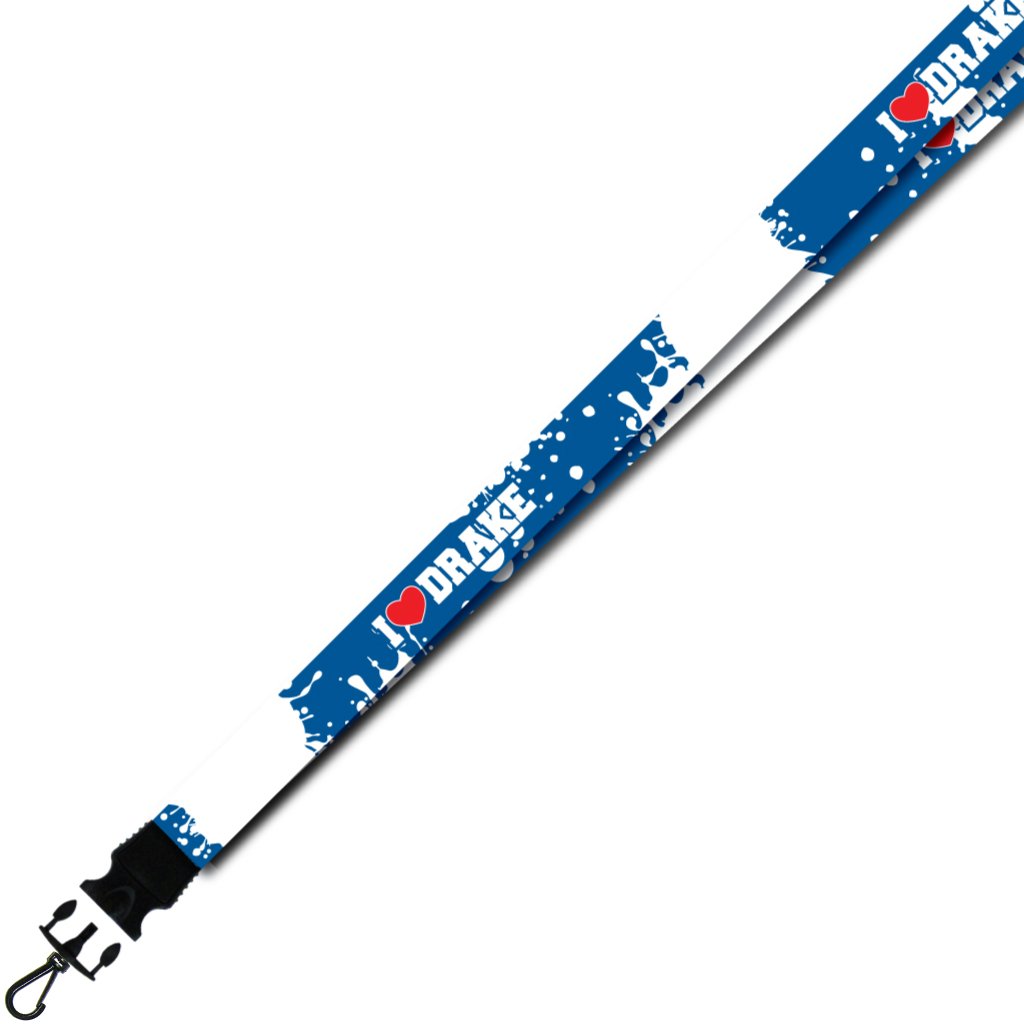 VictoryStore Drake University - Lanyard - Paint Splatter Design