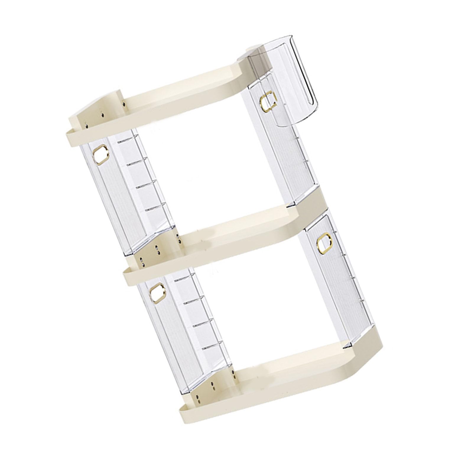 Estante Organizador De Encimera De 3 Niveles - Estante De Almacenamiento De Plástico para Maquillaje, Perfumes, Cosméticos, Libros, Cómoda, Baño, Cocina, 40x22x65cm (3 capas)